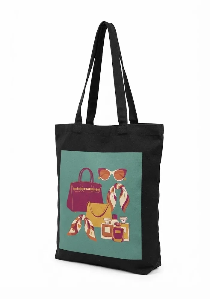 Unisex Tote Bag Zipper